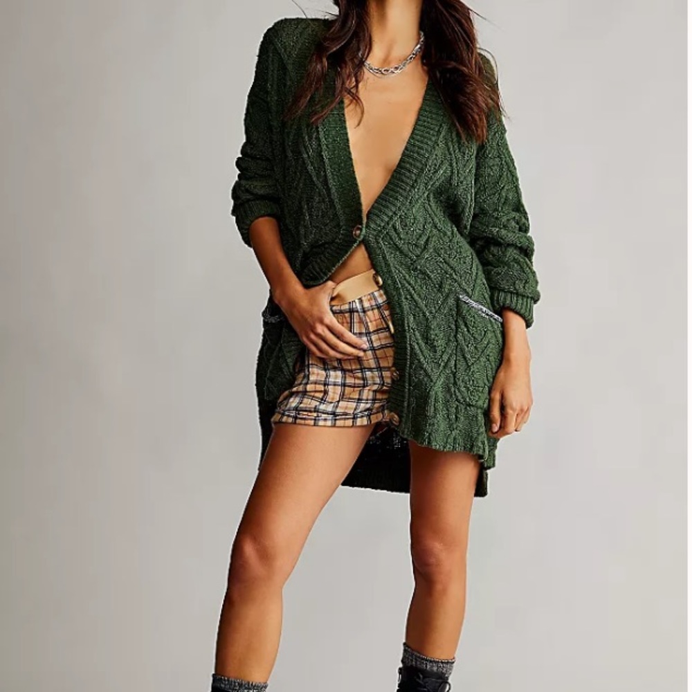 Free People Montana Cable Cardi